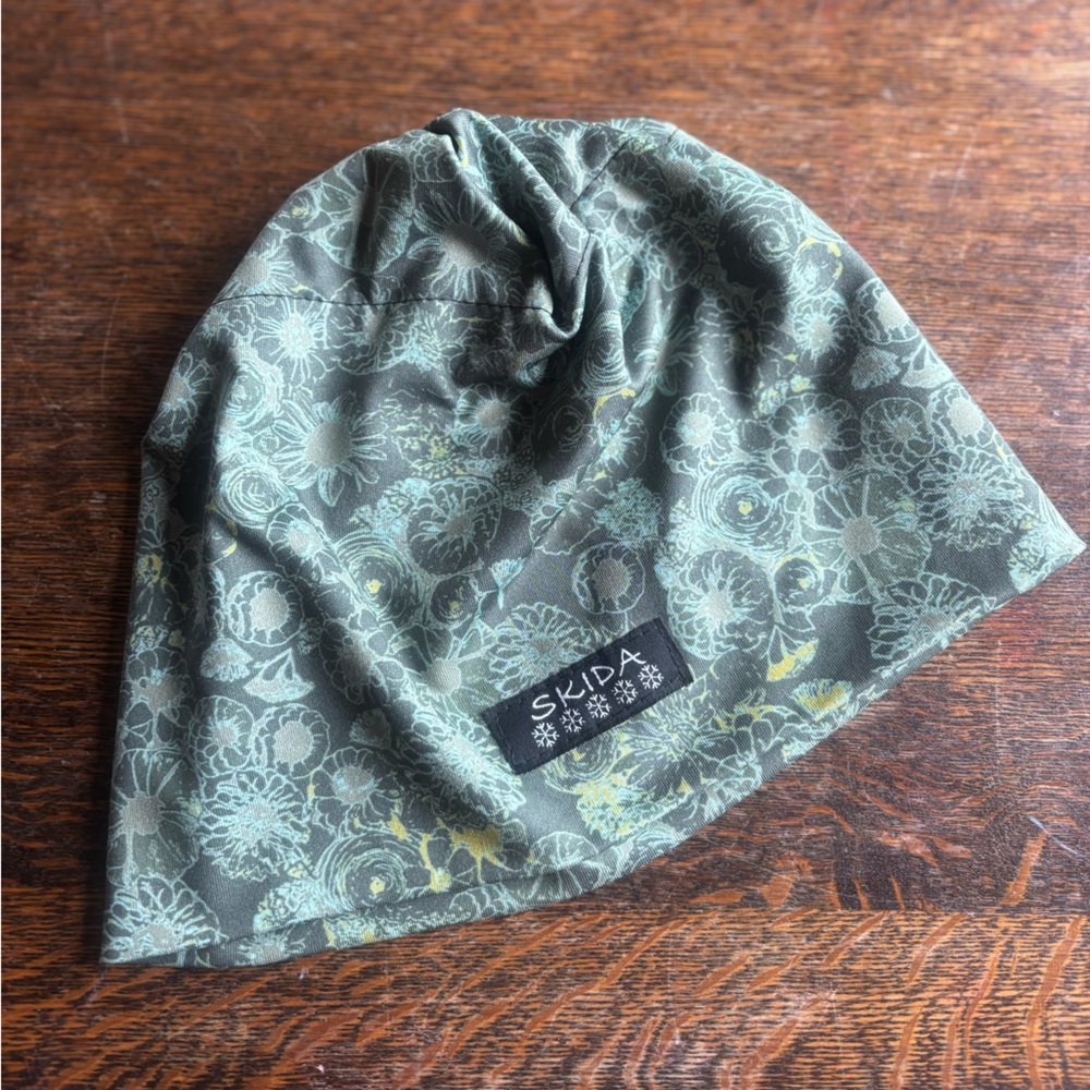 Skida Floral Green Nordic Hat M/L